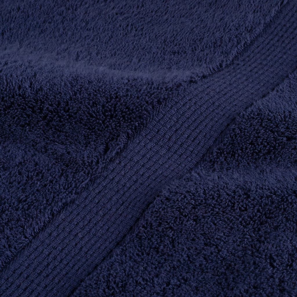 Premium Gästetücher SOLUND 2 Stk. Marineblau 30x50 cm 600 g/m²