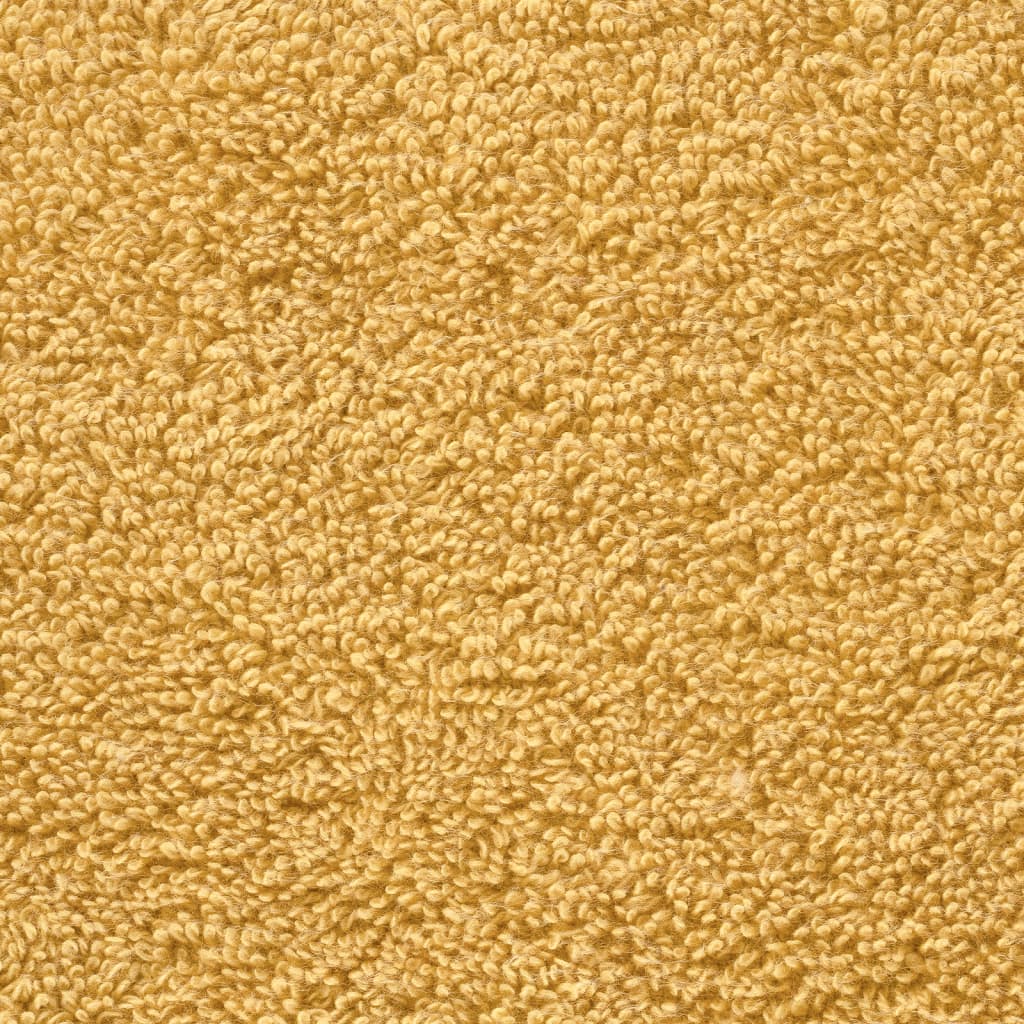 Premium Duschtücher SOLUND 10 Stk. Gold 70x140 cm 600 g/m²