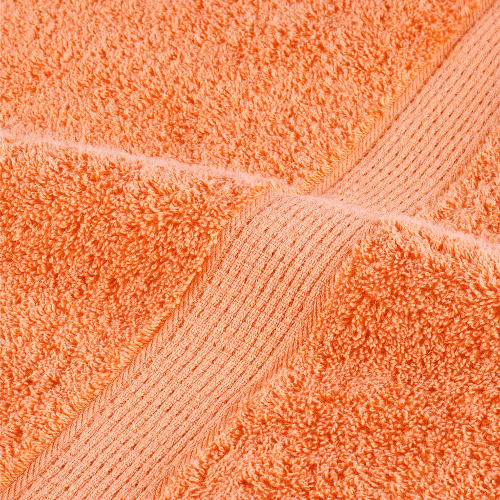 Premium-Duschtücher SOLUND 2 Stk. Orange 70x140 cm 600 g/m²