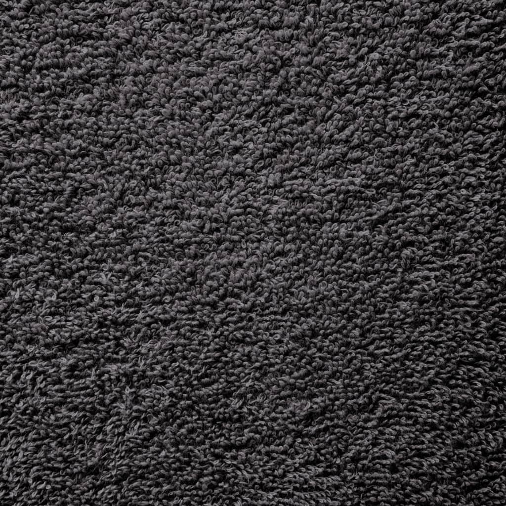 Ensemble de serviettes premium 6 pièces SOLUND anthracite 600 g/m²
