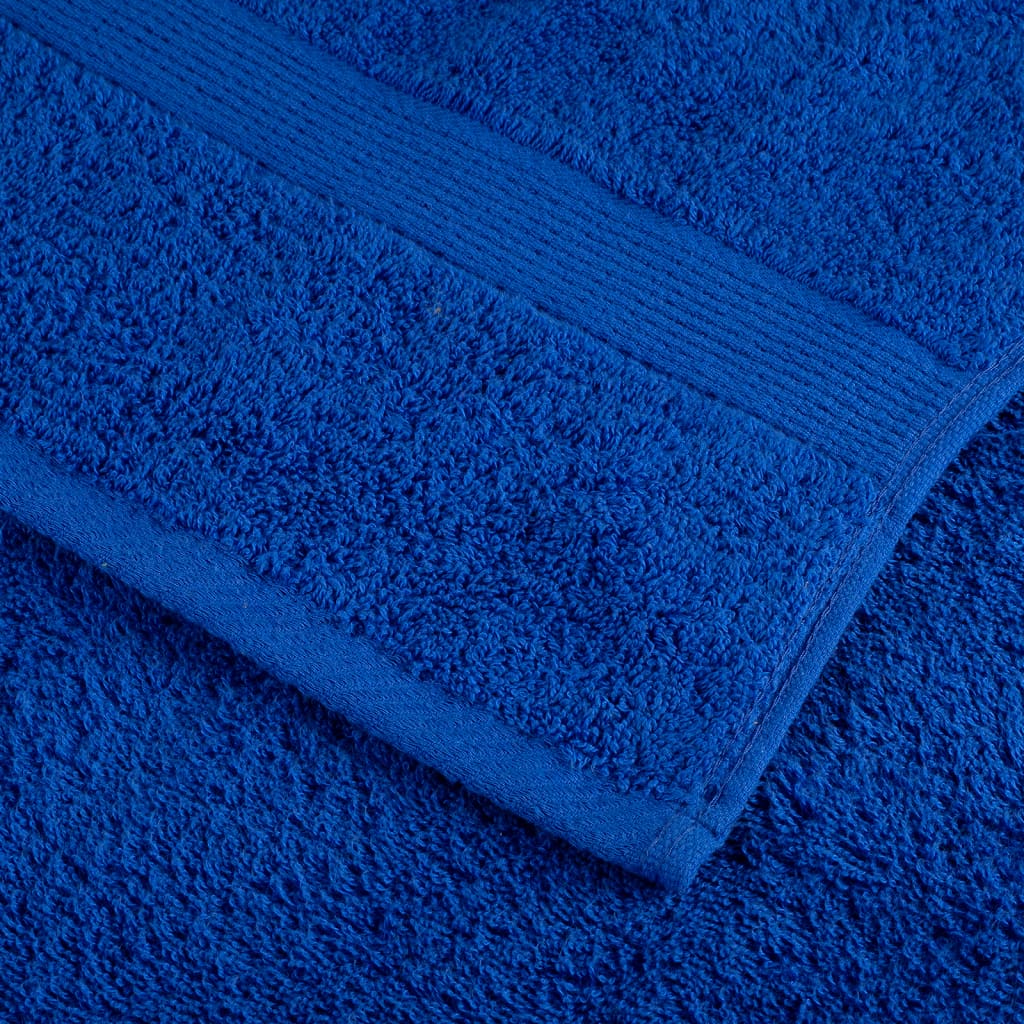 Ensemble de serviettes premium 6 pièces SOLUND bleu 600 g/m²