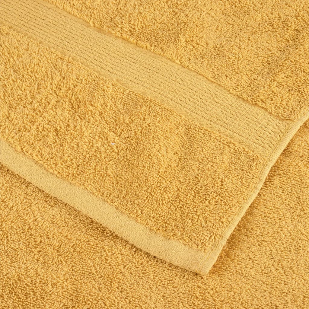 Ensemble de serviettes premium 6 pièces SOLUND Golden 600 g/m²