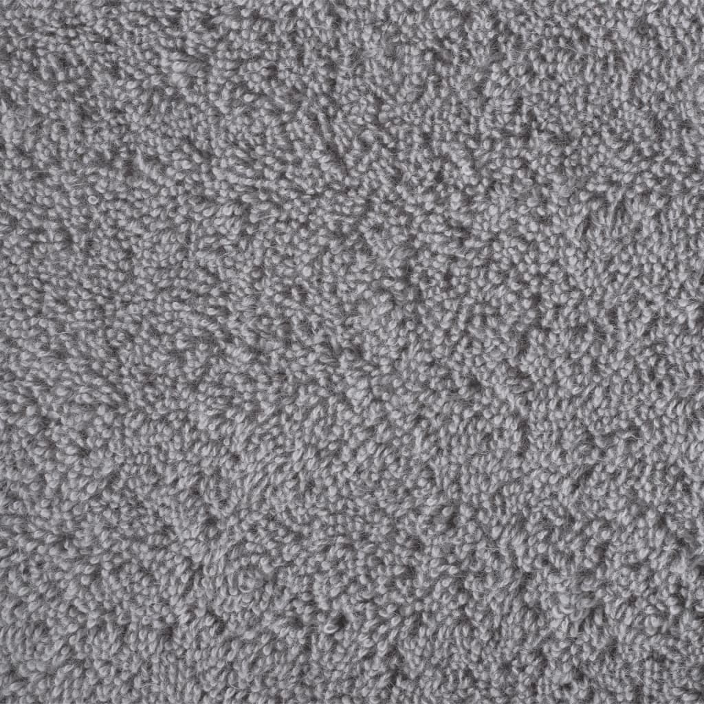 Ensemble de serviettes premium 6 pièces SOLUND gris 600 g/m²