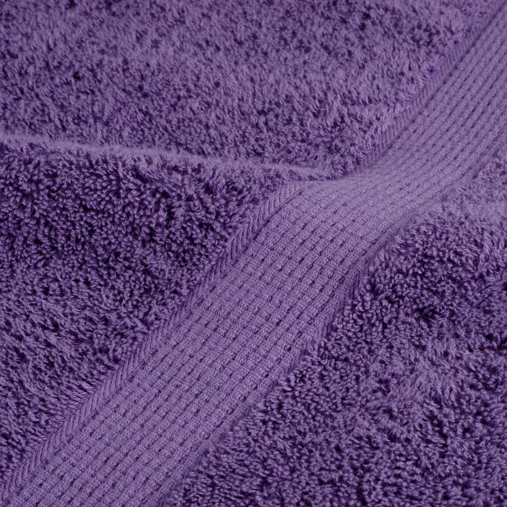 Ensemble de serviettes premium 6 pièces SOLUND violet 600 g/m²
