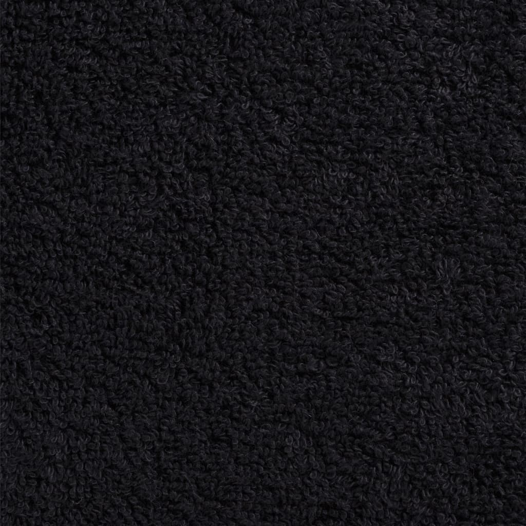 Ensemble de serviettes premium 6 pièces SOLUND Noir 600 g/m²