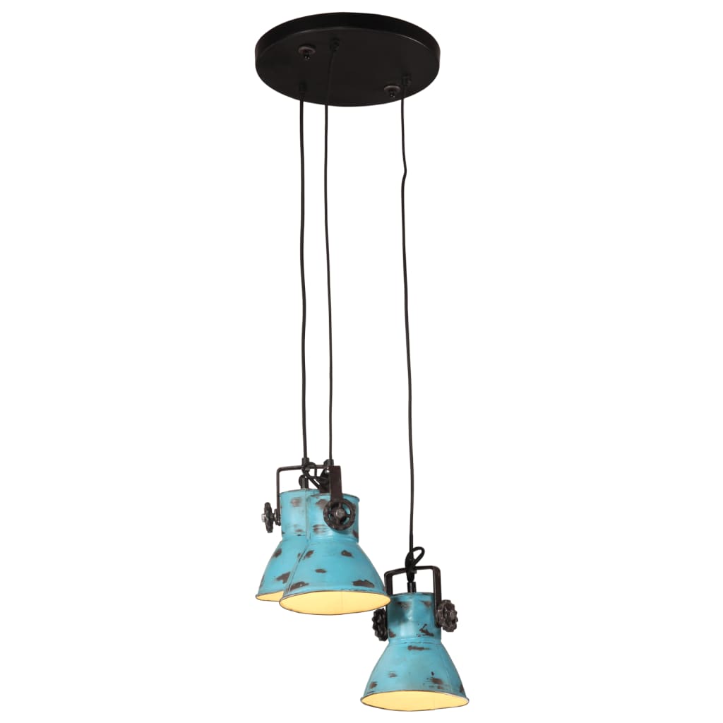Hanging lamp 25 W blue 30x30x100 cm E27