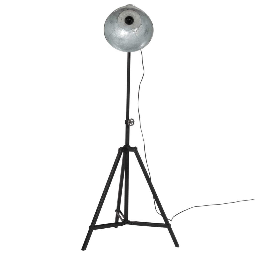 Lampadaire 25 W vintage argent 61x61x90/150 cm E27