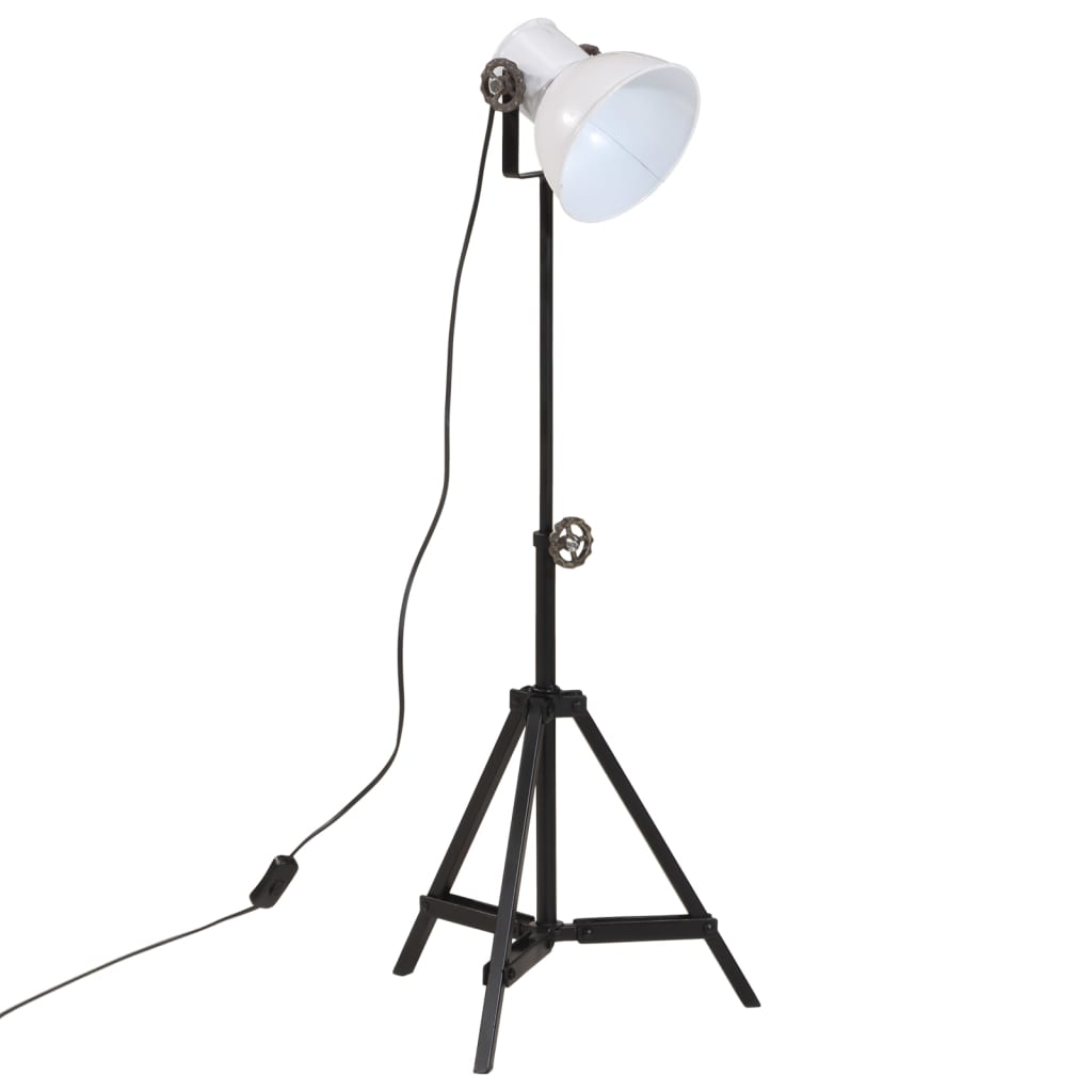 Lampadaire 25 W blanc 35x35x65/95 cm E27