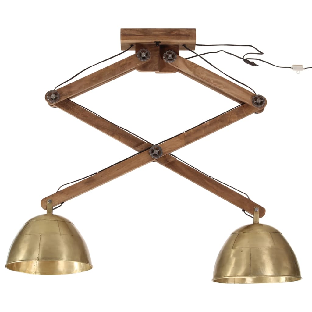 Ceiling light 25 W antique brass 29x18x85 cm E27