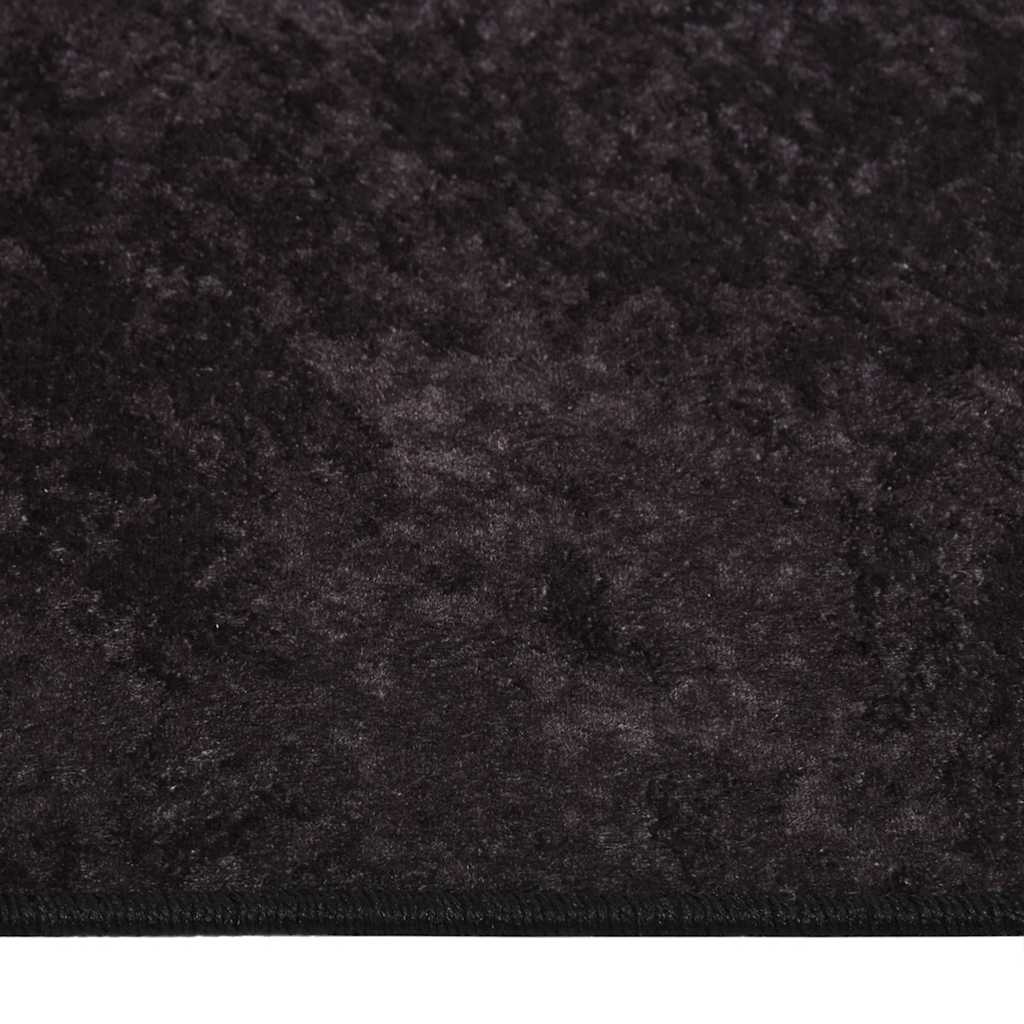 Tapis lavable anthracite 120x170 cm antidérapant