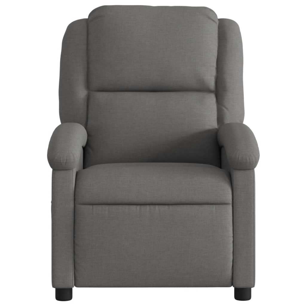Electric Massage Chair Dark Grey Fabric