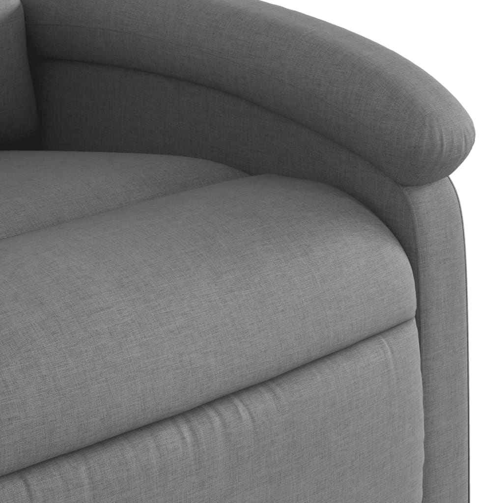 Electric Massage Chair Dark Grey Fabric