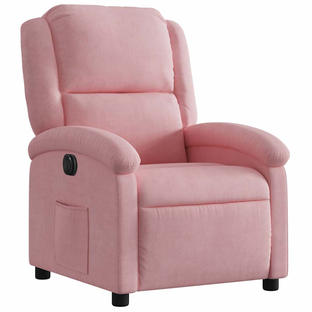 Relaxsessel Elektrisch Rosa Samt