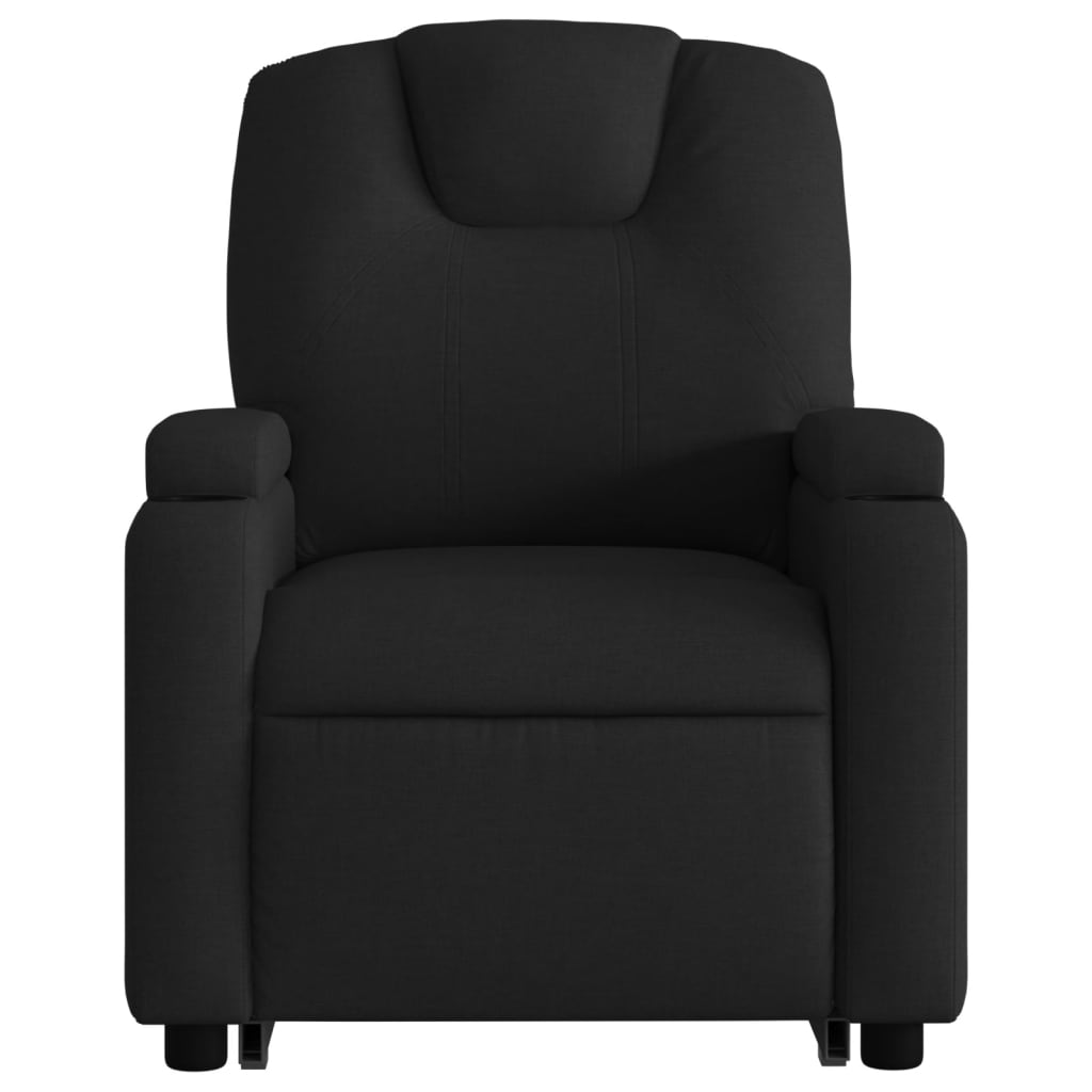 Fauteuil inclinable avec releveur électrique, tissu noir
