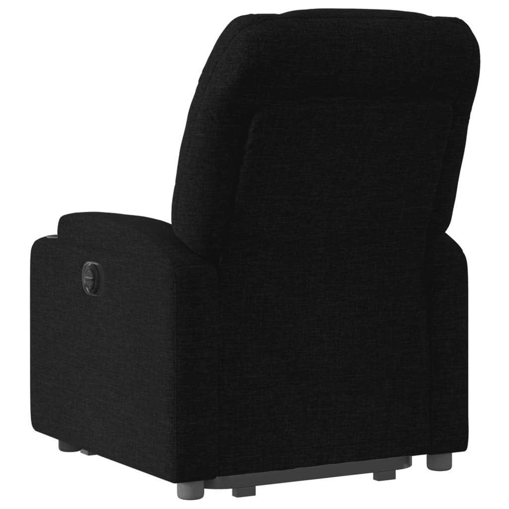 Fauteuil inclinable avec releveur électrique, tissu noir