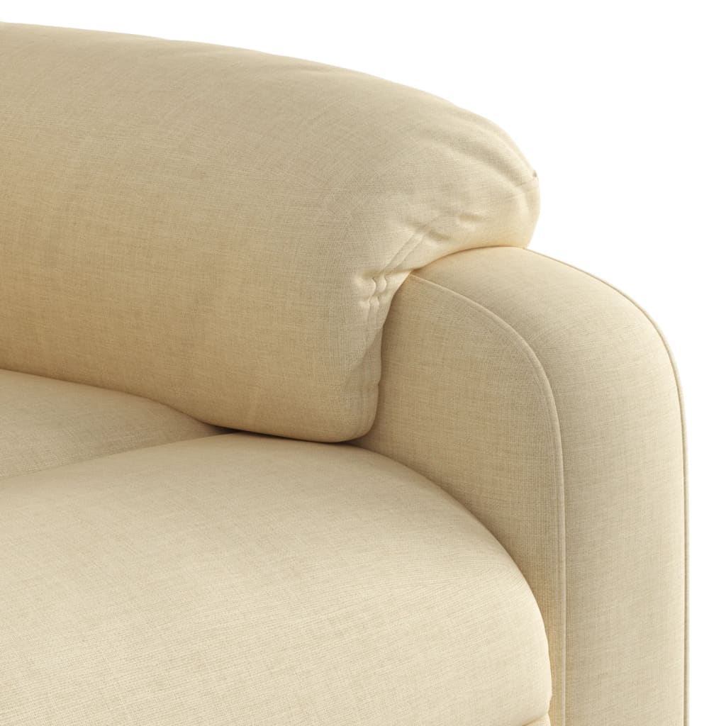 Massage chair with stand-up aid cream fabric