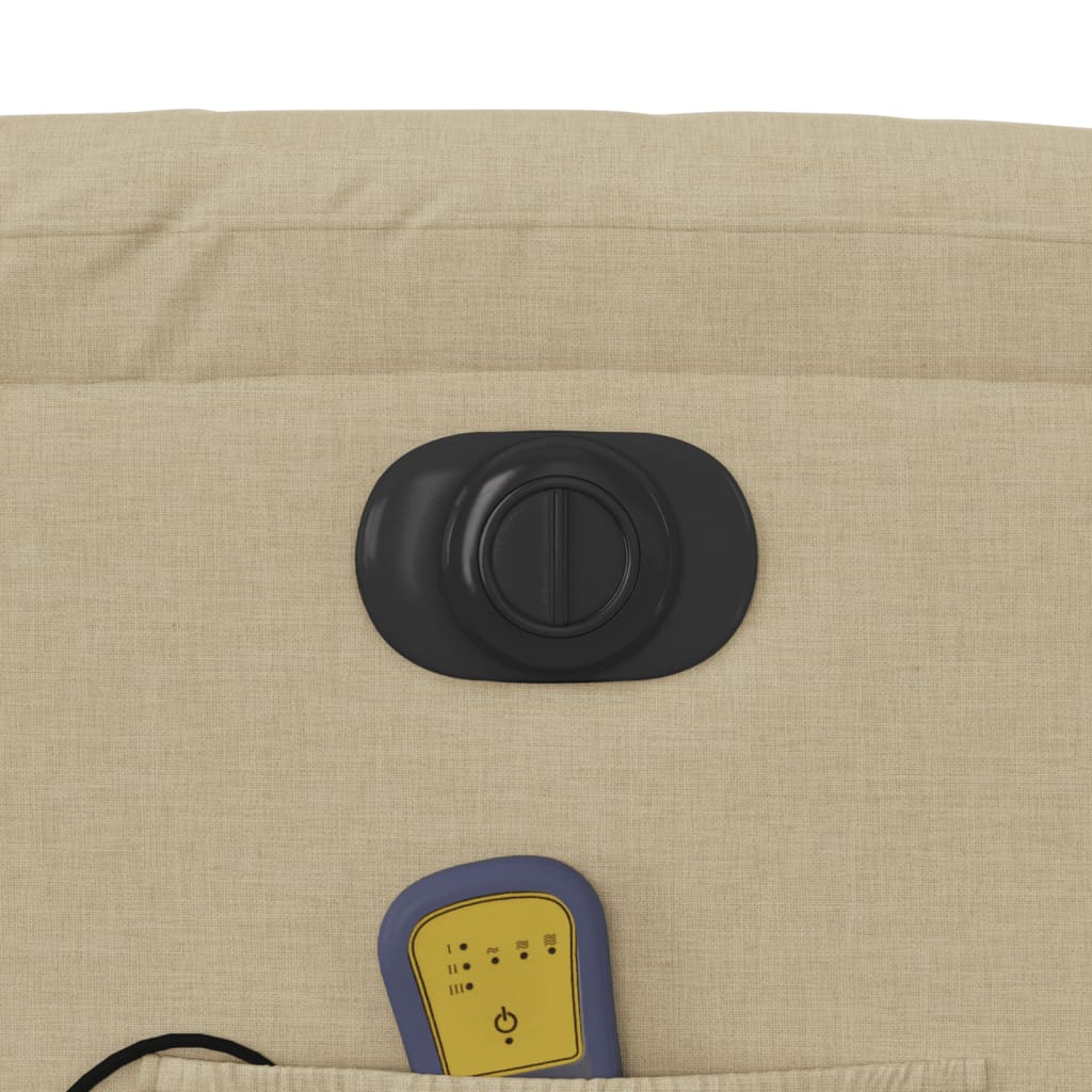 Electric massage chair with stand-up aid cream fabric