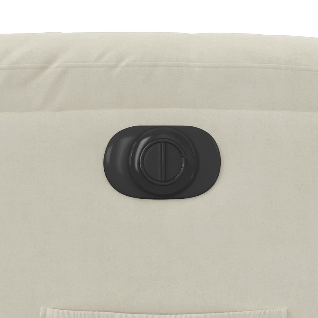 Relaxsessel Elektrisch Creme Samt