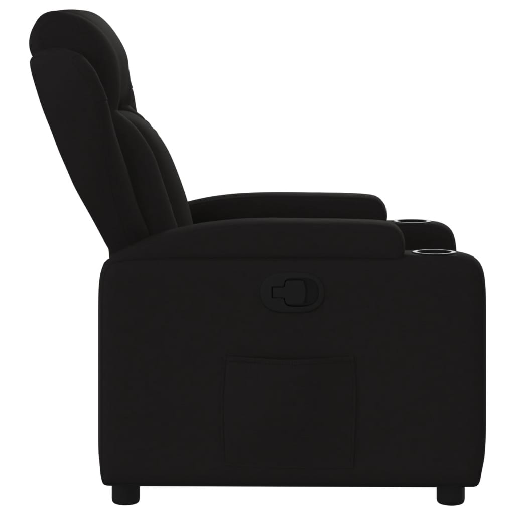 Relaxsessel Schwarzer Stoff