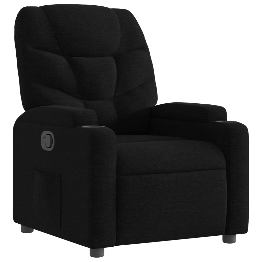 Relaxsessel Schwarzer Stoff