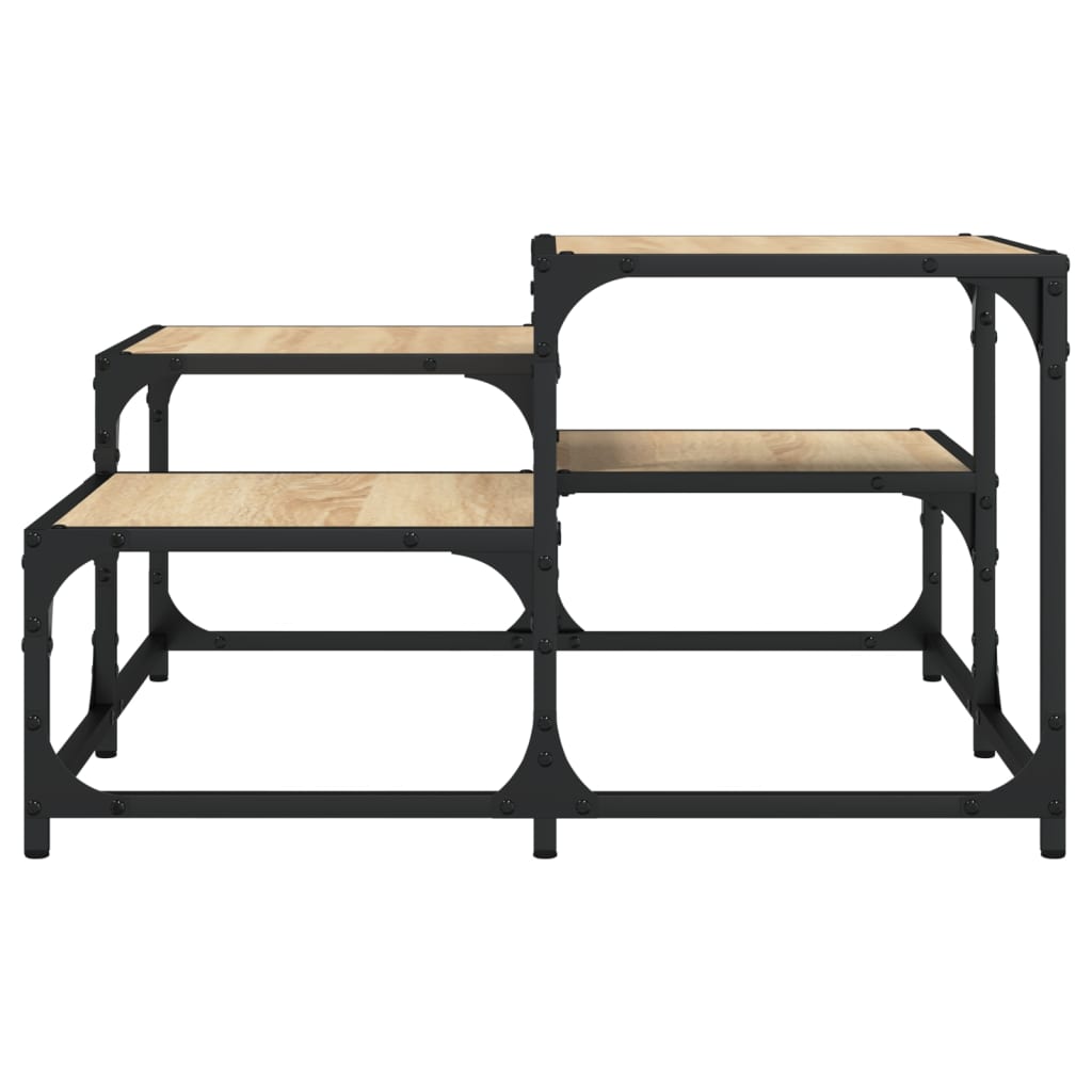 Coffee table Sonoma oak 68x68x40 cm wood material