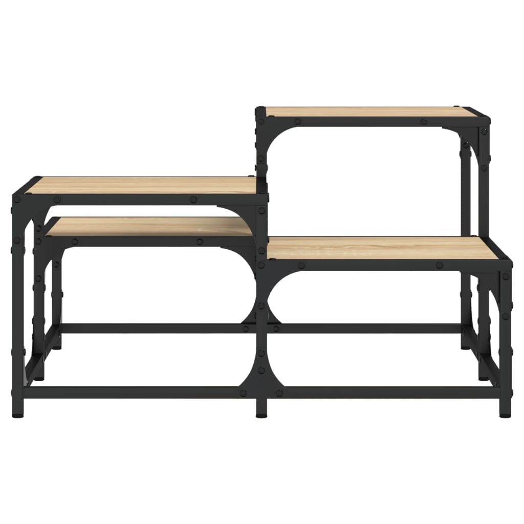 Coffee table Sonoma oak 68x68x40 cm wood material