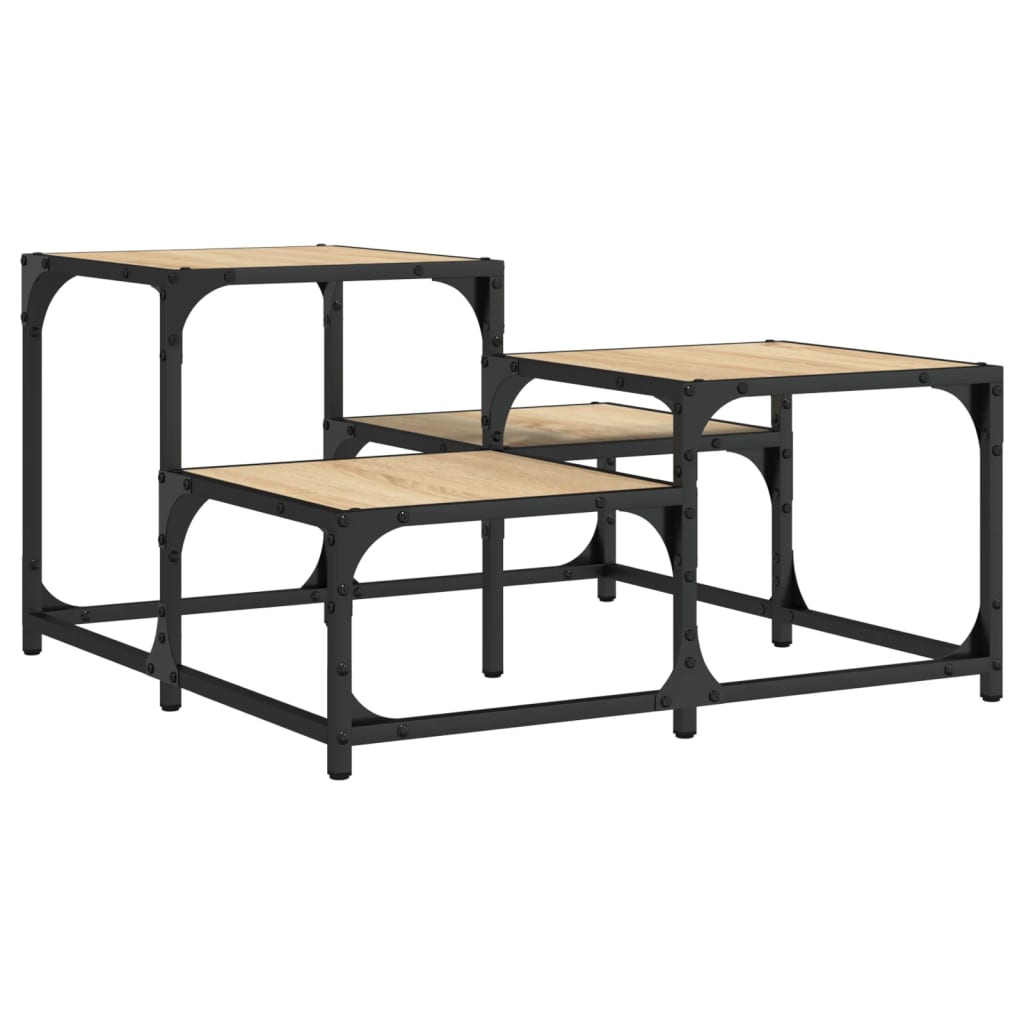 Coffee table Sonoma oak 68x68x40 cm wood material