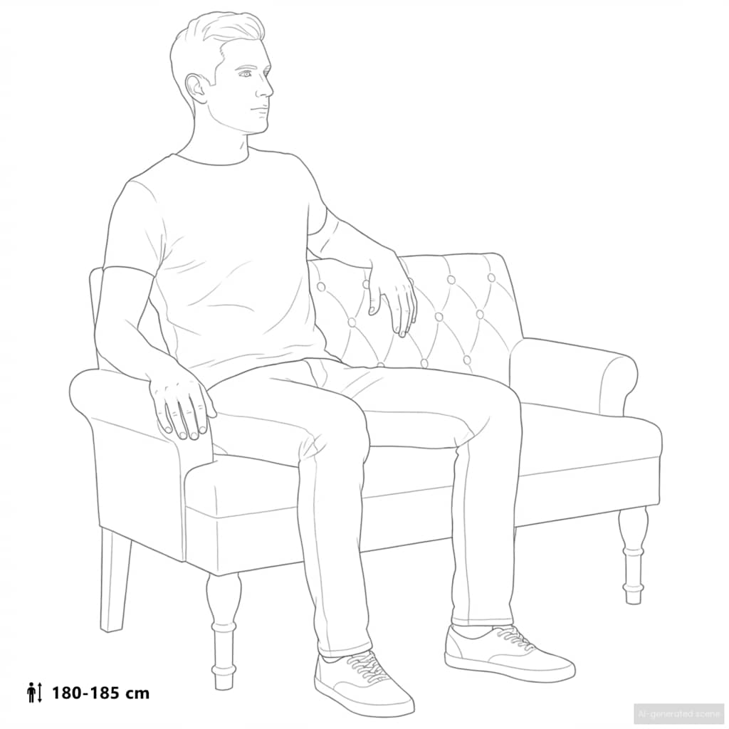 Sitzbank mit Rückenlehne 120x62x75,5 cm Leinen