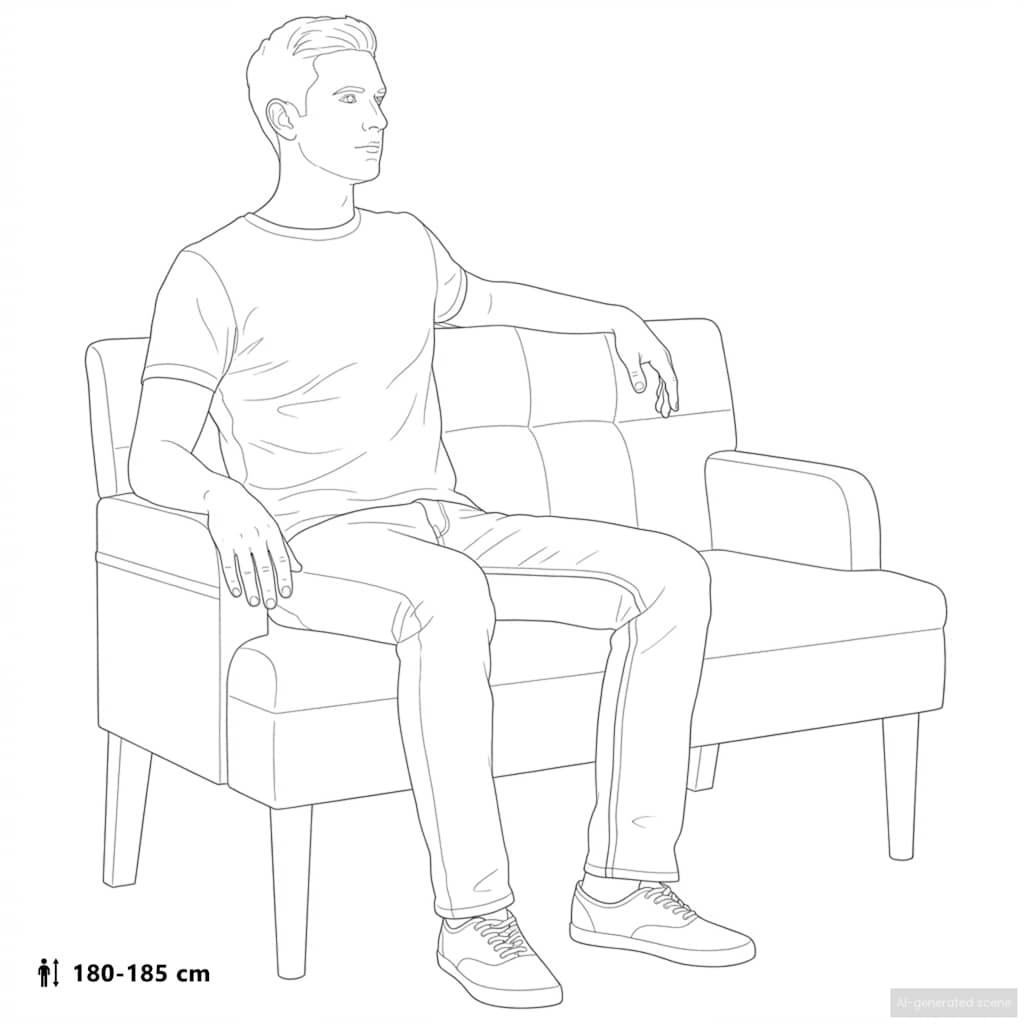 Sitzbank mit Rückenlehne Weiß 112x65,5x75 cm Kunstleder