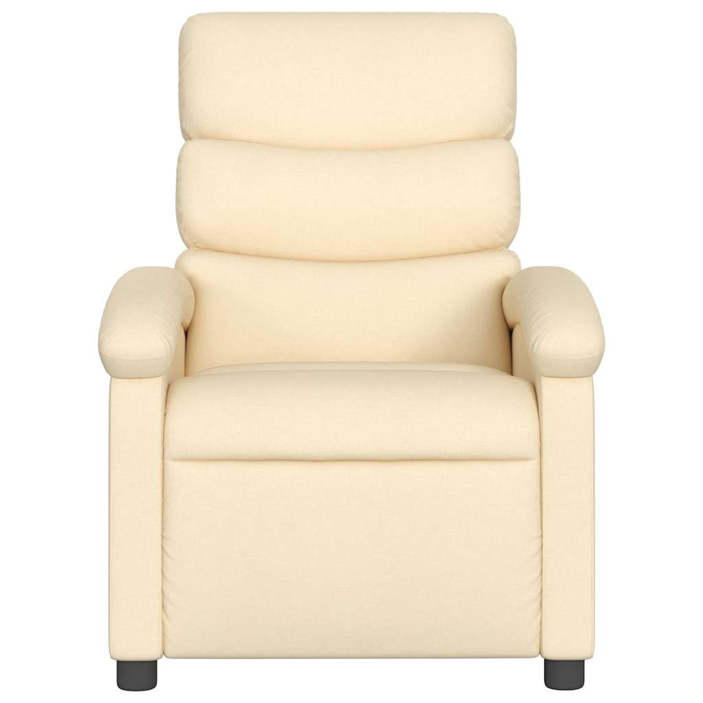 Fauteuil de massage tissu crème