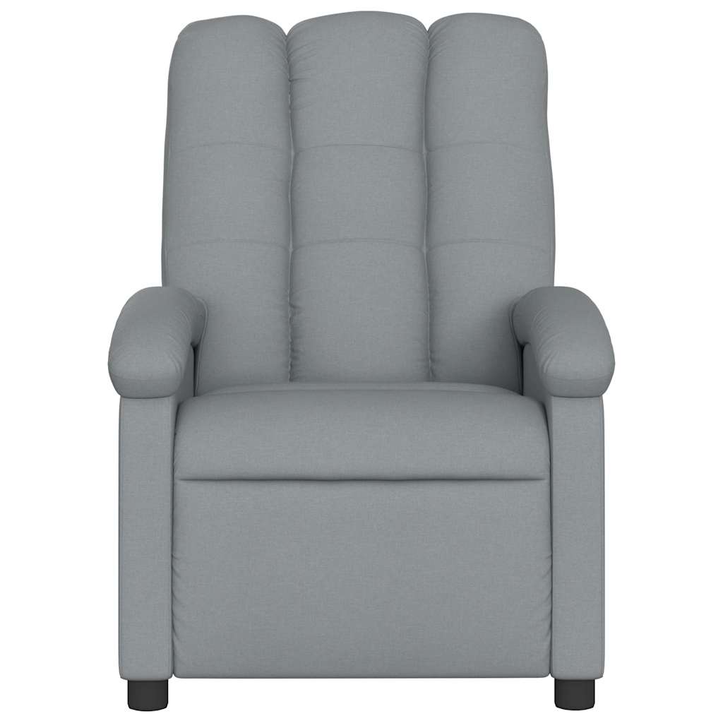 Fauteuil de massage tissu gris clair
