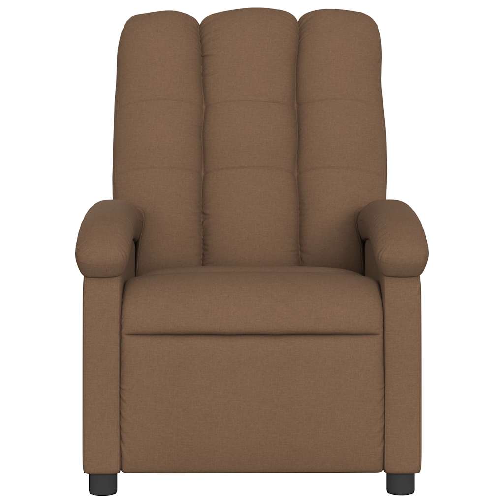 Fauteuil de massage tissu marron