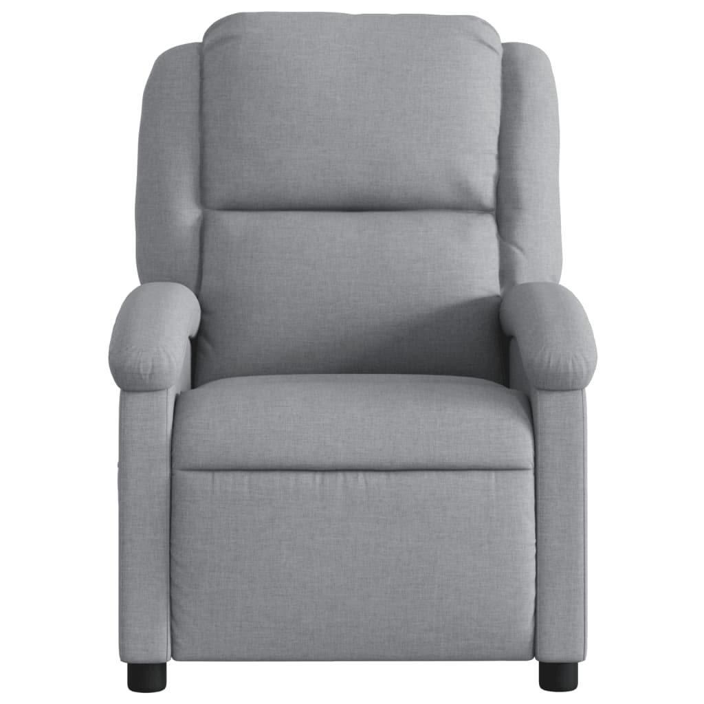 Fauteuil de massage tissu gris clair