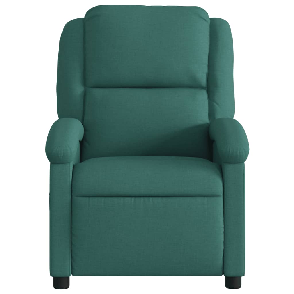 Fauteuil de massage tissu vert foncé