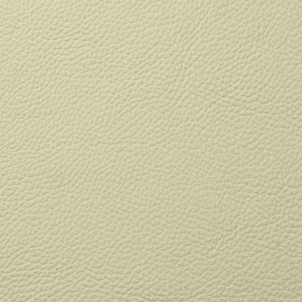 Fauteuil de massage en cuir véritable crème