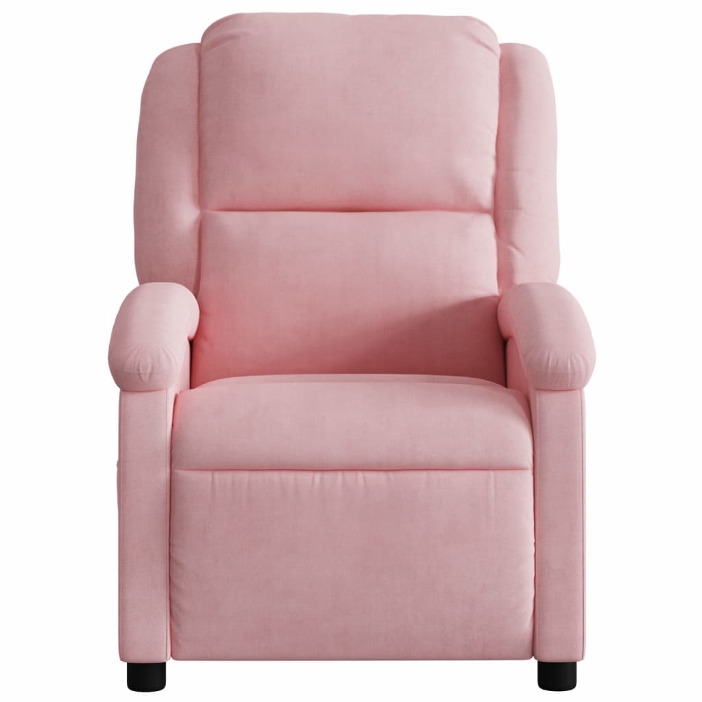 Massagesessel Rosa Samt