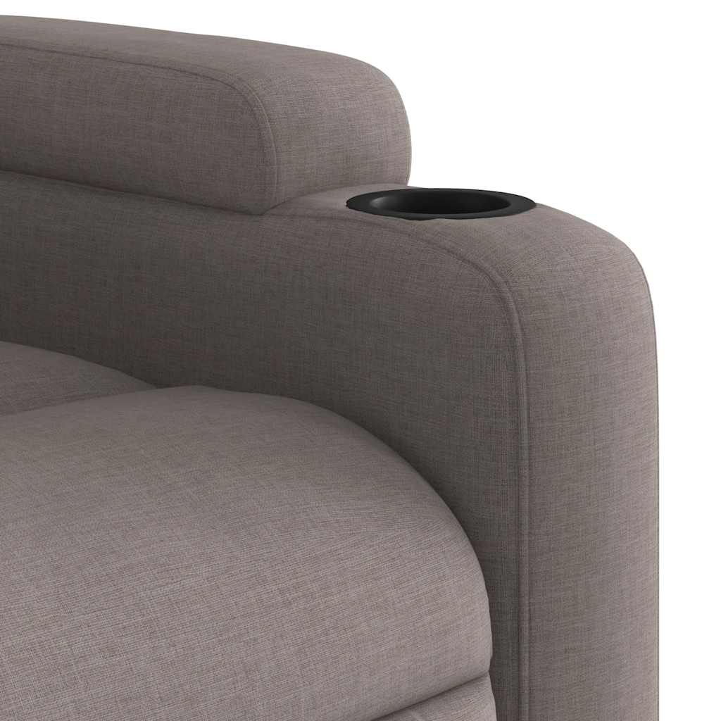 Fauteuil de massage tissu taupe