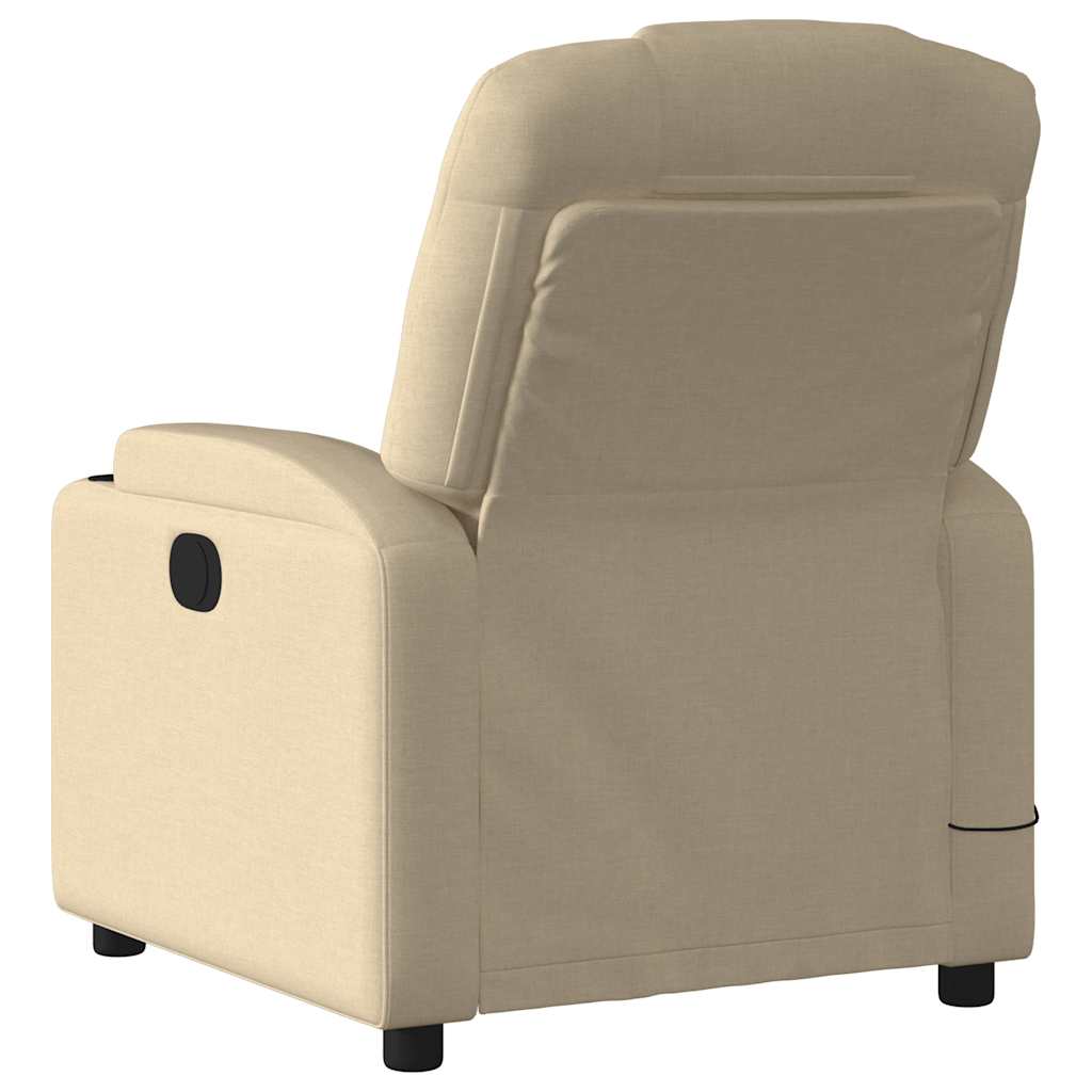 Fauteuil de massage tissu crème
