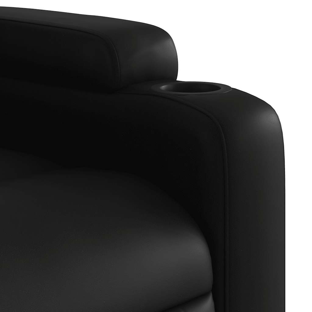 Fauteuil de massage simili cuir noir