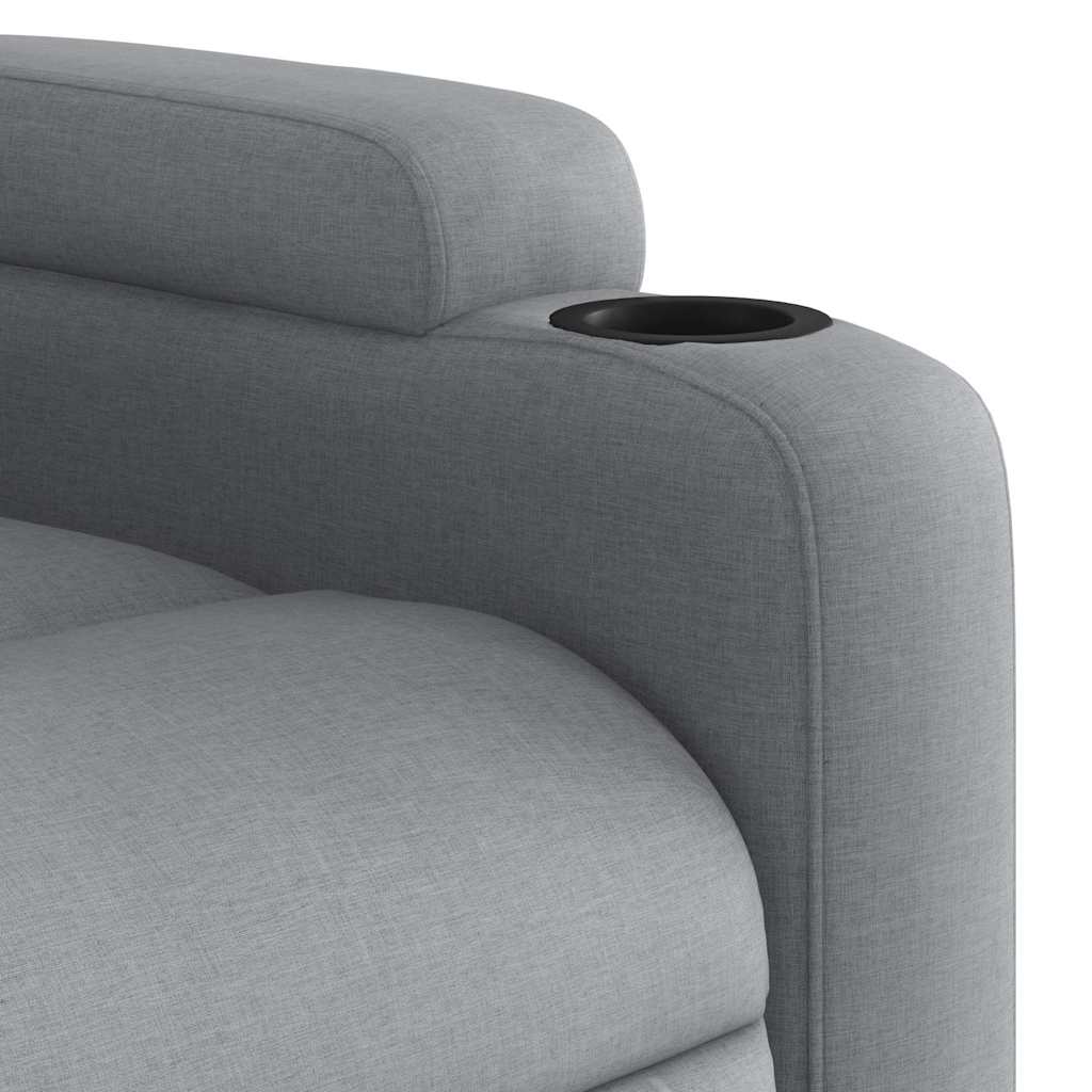 Fauteuil de massage tissu gris clair