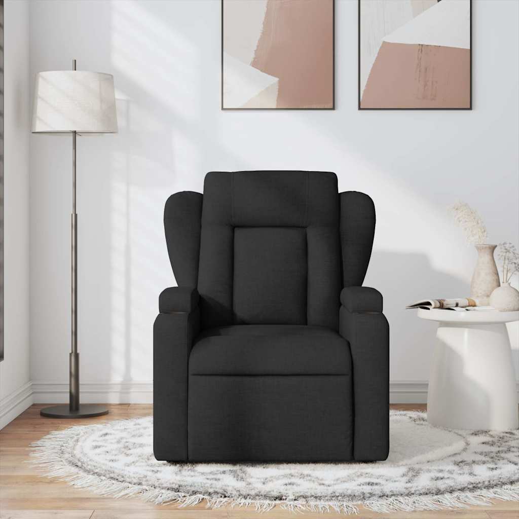 Fauteuil de massage tissu noir