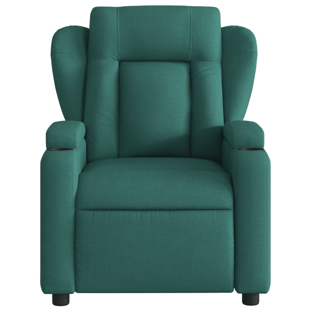 Fauteuil de massage tissu vert foncé