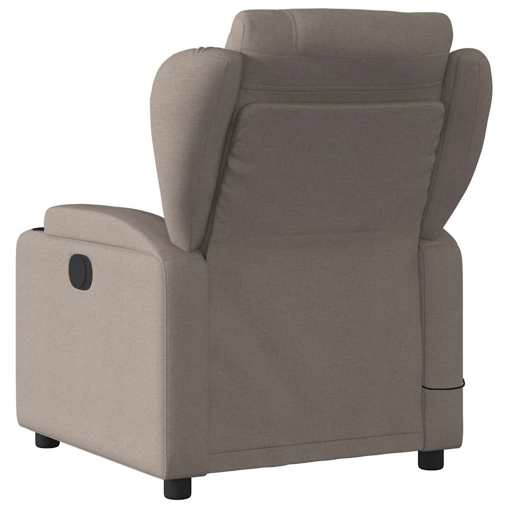 Fauteuil de massage tissu taupe