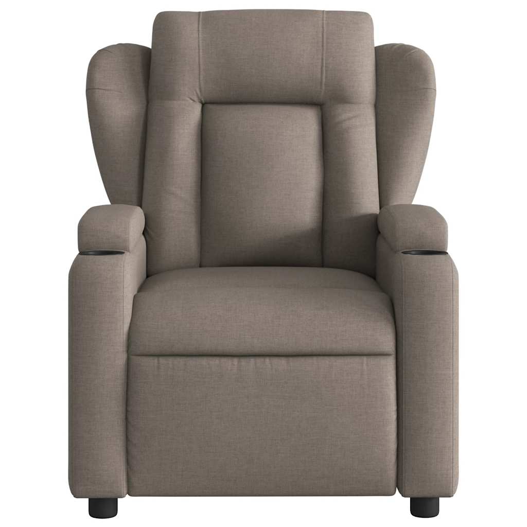 Fauteuil de massage tissu taupe