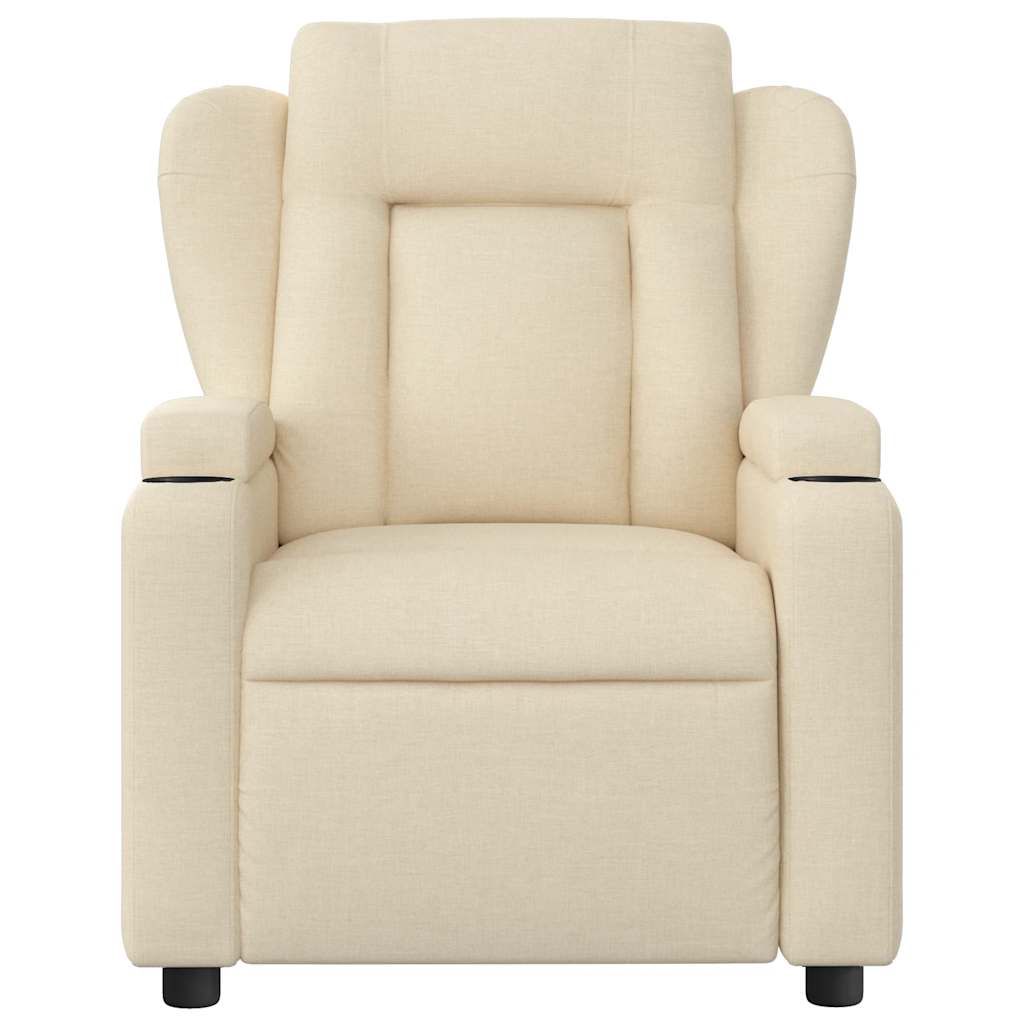 Fauteuil de massage tissu crème