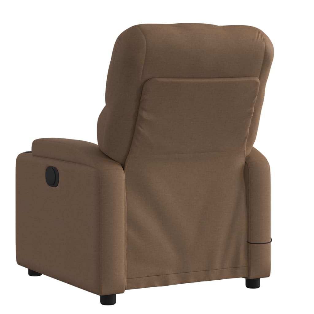 Fauteuil de massage tissu marron