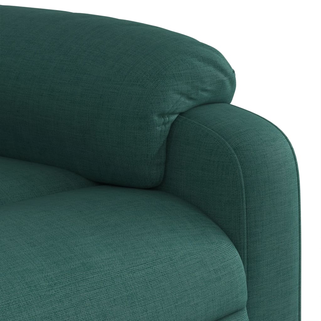 Fauteuil de massage tissu vert foncé