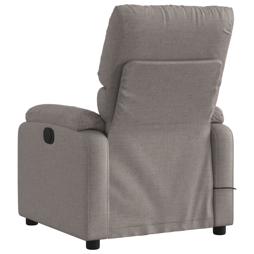 Fauteuil de massage tissu taupe