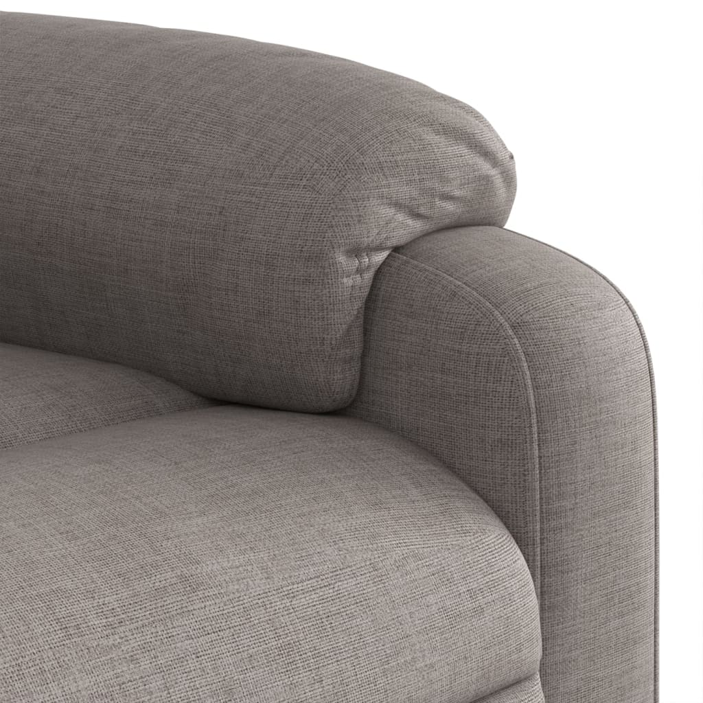 Fauteuil de massage tissu taupe