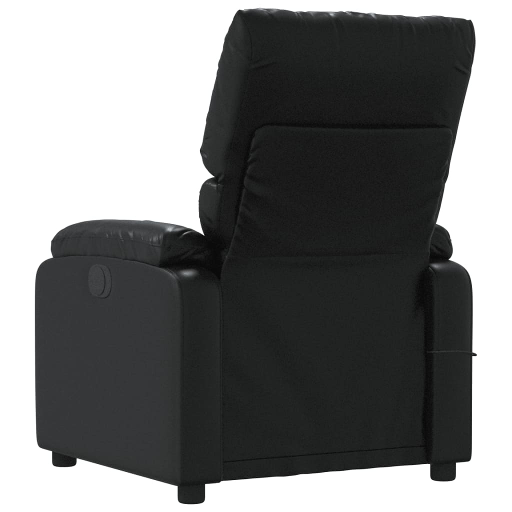 Fauteuil de massage simili cuir noir